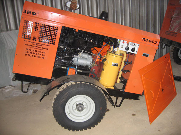 Компрессор ЗИФ ПВ 6/0,7